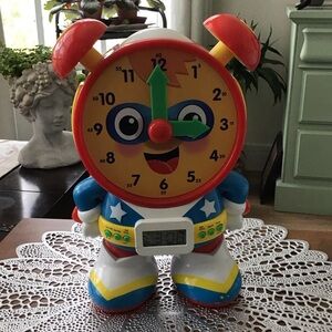 The Learning Journey Super Telly Teaching Time Clock.